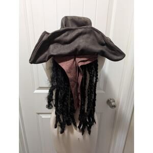 Pirates of the Caribbean Jack Sparrow Adult Cosplay Hat Halloween One Size